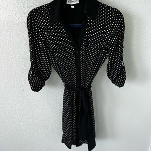 Portofino Polka Dot Shirt Dress